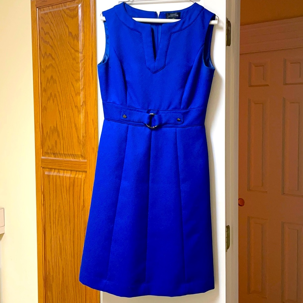 Gorgeous blue professional dress by Tahari